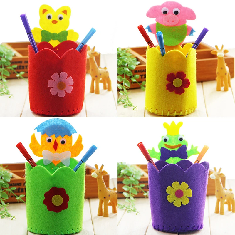 Держатель для карандашей детский из нетканого материала миниатюрная сумка