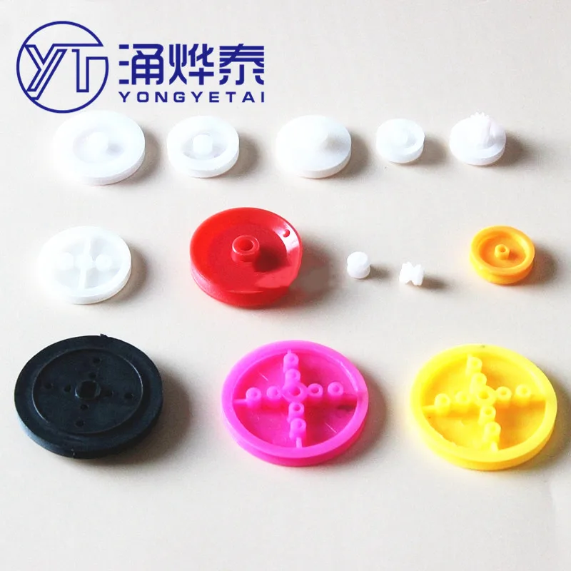 Пластиковый шкив в комплекте (13 видов) технология сделай сам Игрушечная модель