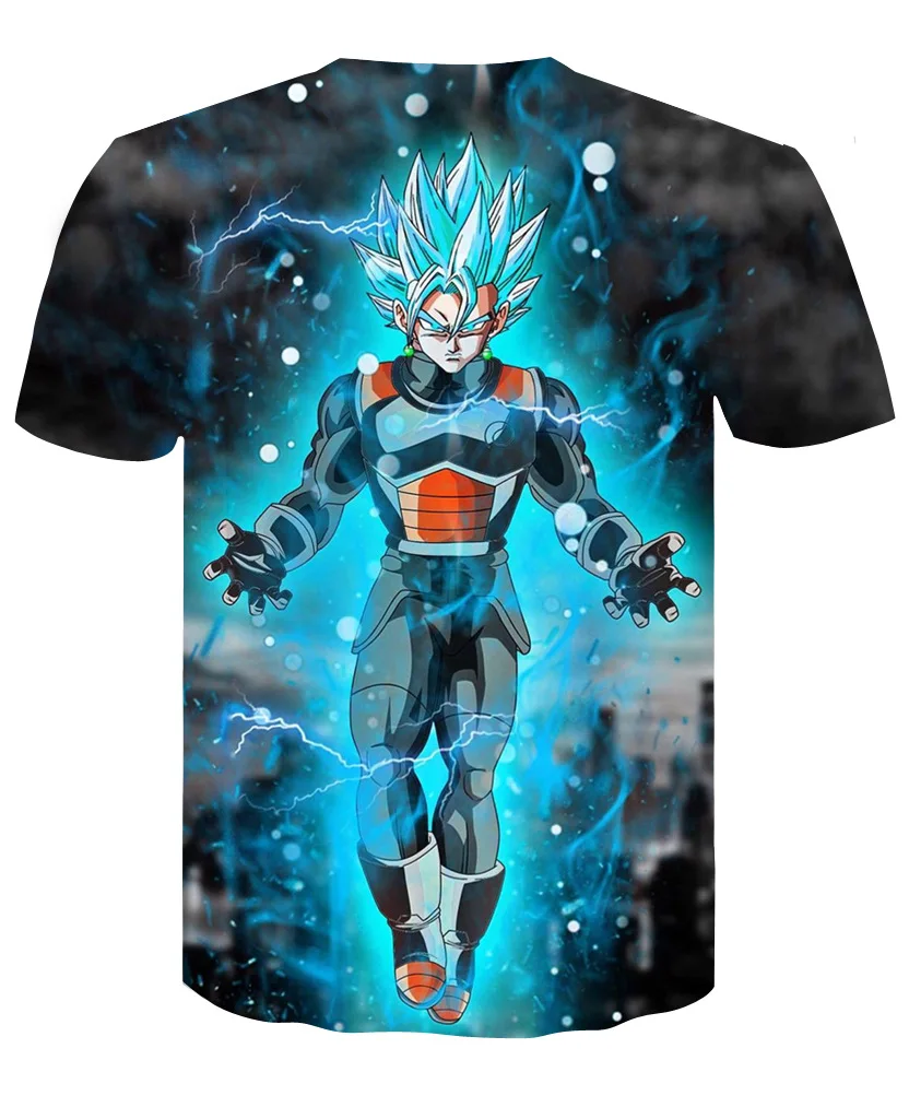 

Dragon-Ball Goku and Vegeta T shirt Boy T shirt children's clothing Japanese anime cool T shirt children's clothing T shirt top