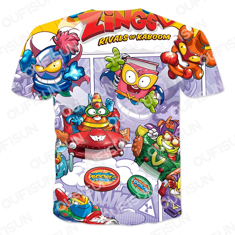 

2021 Summer Hot Couples Cartoons Personality Round Neck T-shirt 3D Printing Campus leisure style 100-6XL