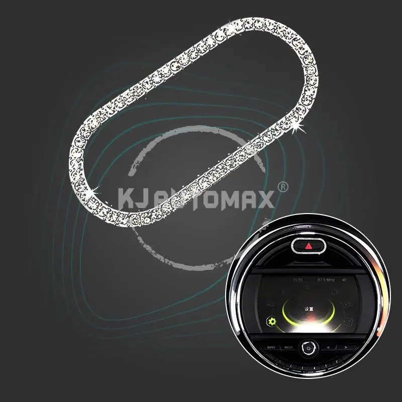KJAUTOMAX для Mini Cooper F54 F55 F56 кольцо кристалл цинковый сплав предупреждающие знаки
