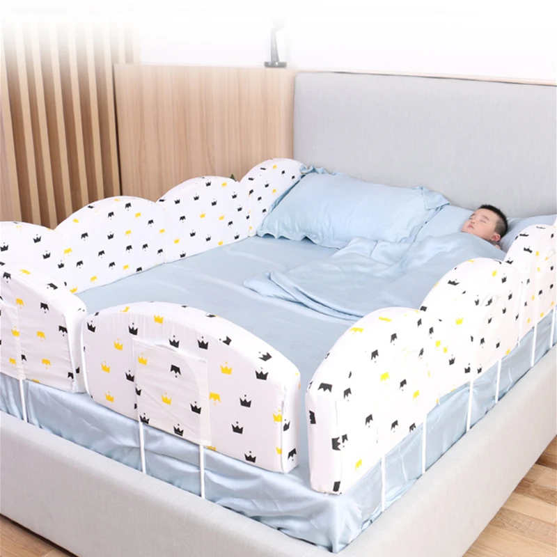 Multifunctional Bed fence baby anti-drop anti-fall bed guardrail baby baffle child bedside railing soft bag universal bed Rails