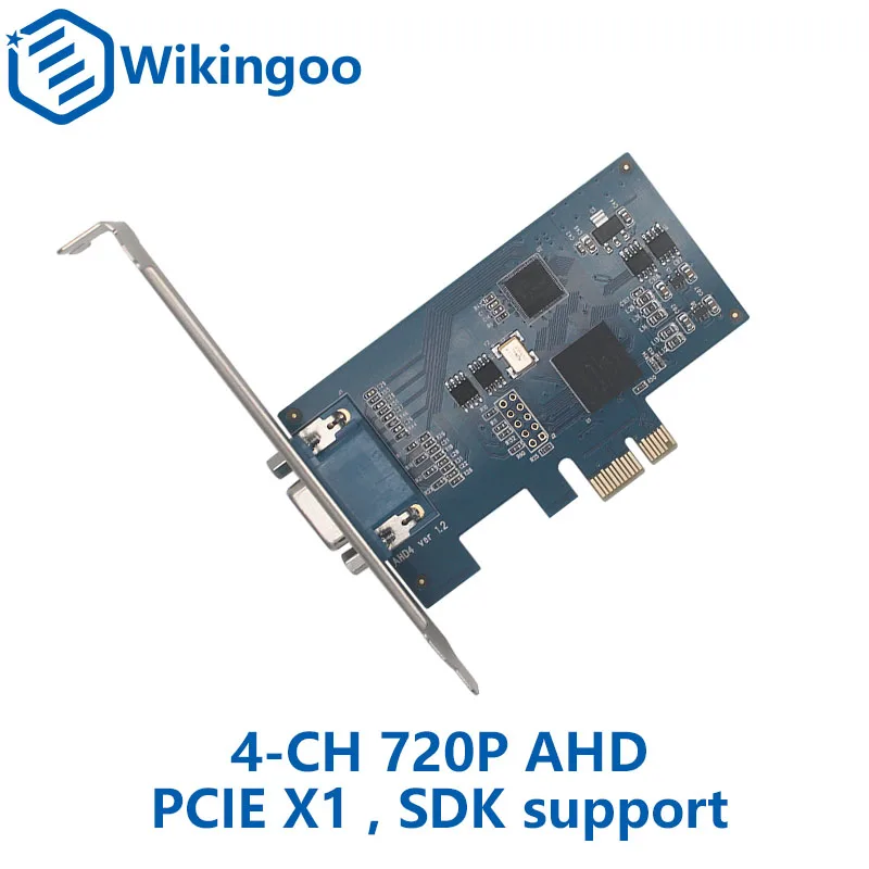 

Плата захвата 4-канальная 720P AHD PCI-E с поддержкой SDK