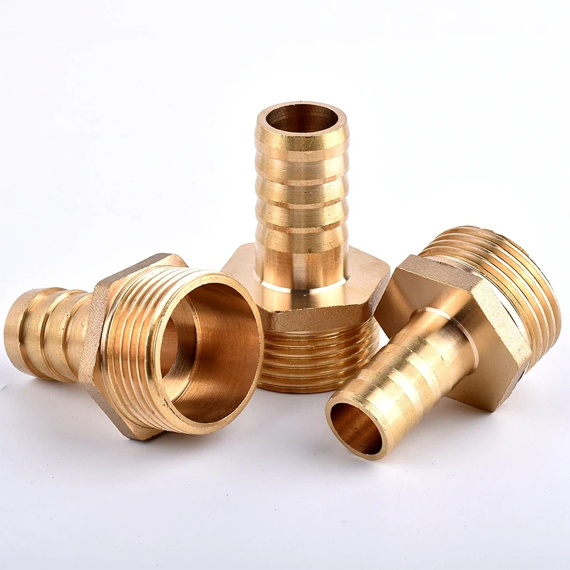 Наружная резьба 1 дюйм на 10 ~ 32 мм стандартная латунная Трубная арматура фитинг