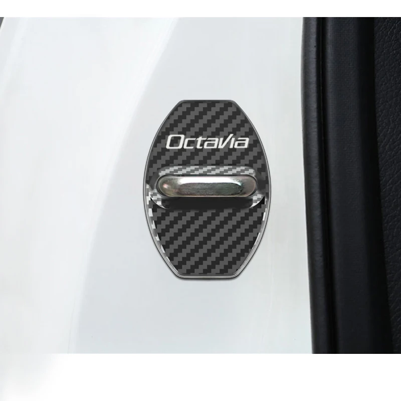 Автомобильный Стайлинг чехлы на дверные замки автомобиля чехол stikcer для 2013-2018 skoda