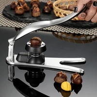 nut opener cutter gadgets 2 in 1 quick chestnut clip walnut pliers metal nutcracker sheller kitchen tools cutter stainless steel