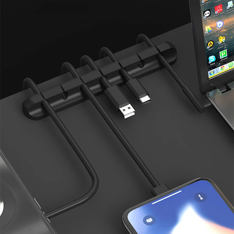 Дешево Настенный силиконовый держатель для наушников и мыши