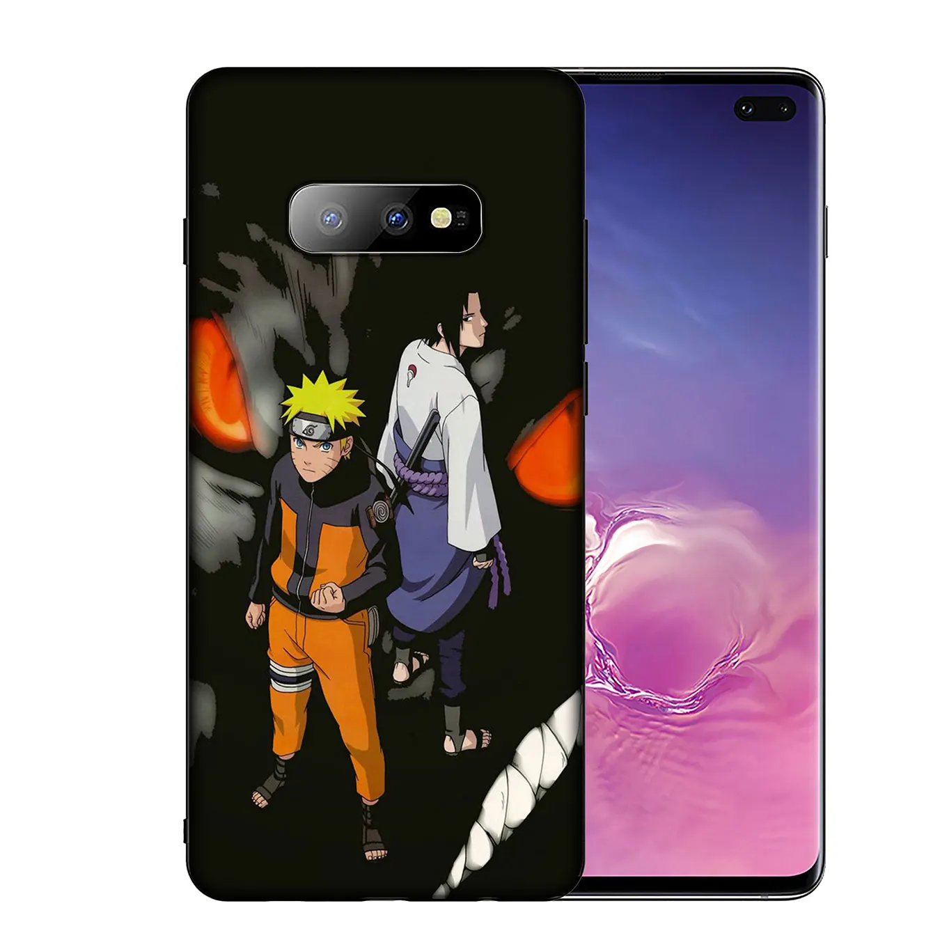 naruto vs sasuke Soft TPU Silicone Phone Case for Samsung Galaxy S20 Ultra S10 Lite S9 S8 Plus S6 S7 Edge S10e |