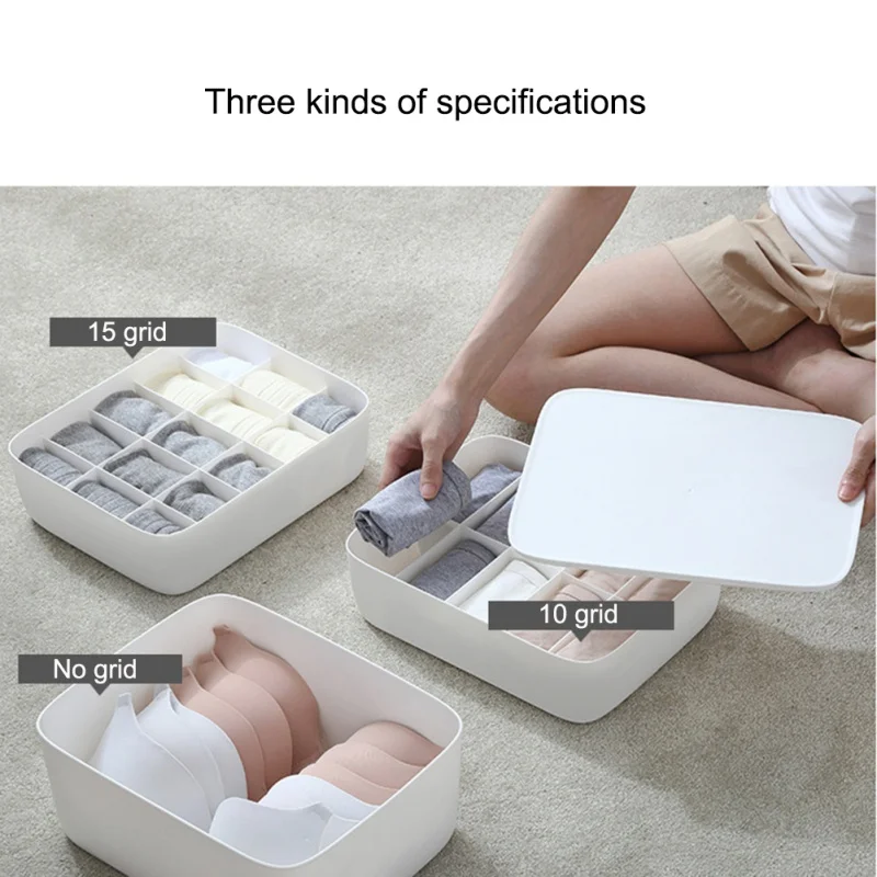 

Household Underwear Storage Boxes Plastic Storage Box Universal Covers Home Storage Box