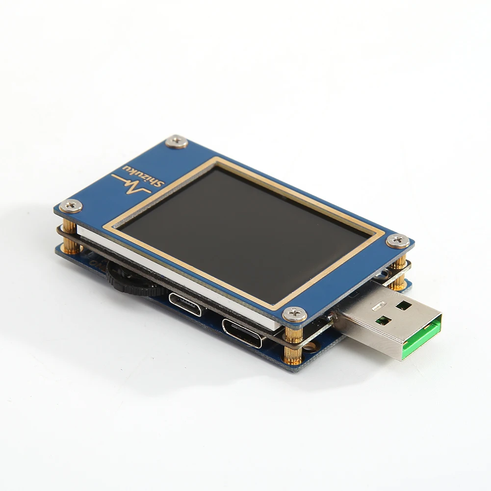 USB тестер YK001 для быстрой зарядки 1 77 дюйма цифровой вольтметр амперметр