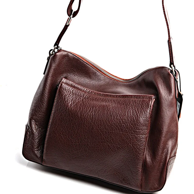 Мужская Наплечная Сумка AETOO из натуральной кожи в европейском и американском