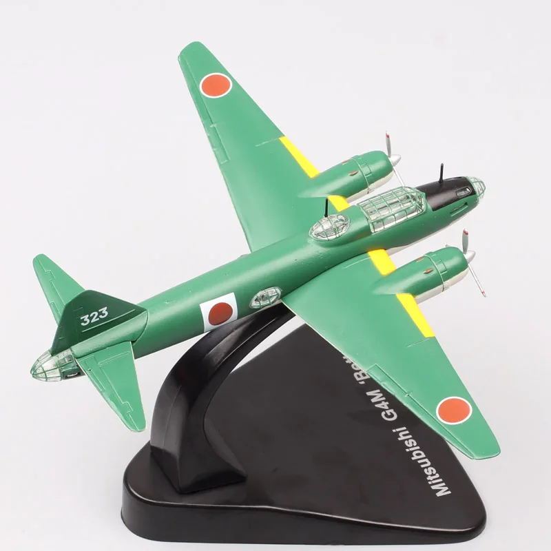 1:144 масштаб атласа Mitsubishi G4M Бетти военный японский самолет военно-морской самолет металлический боец литье под давлением модель игрушки коллектор