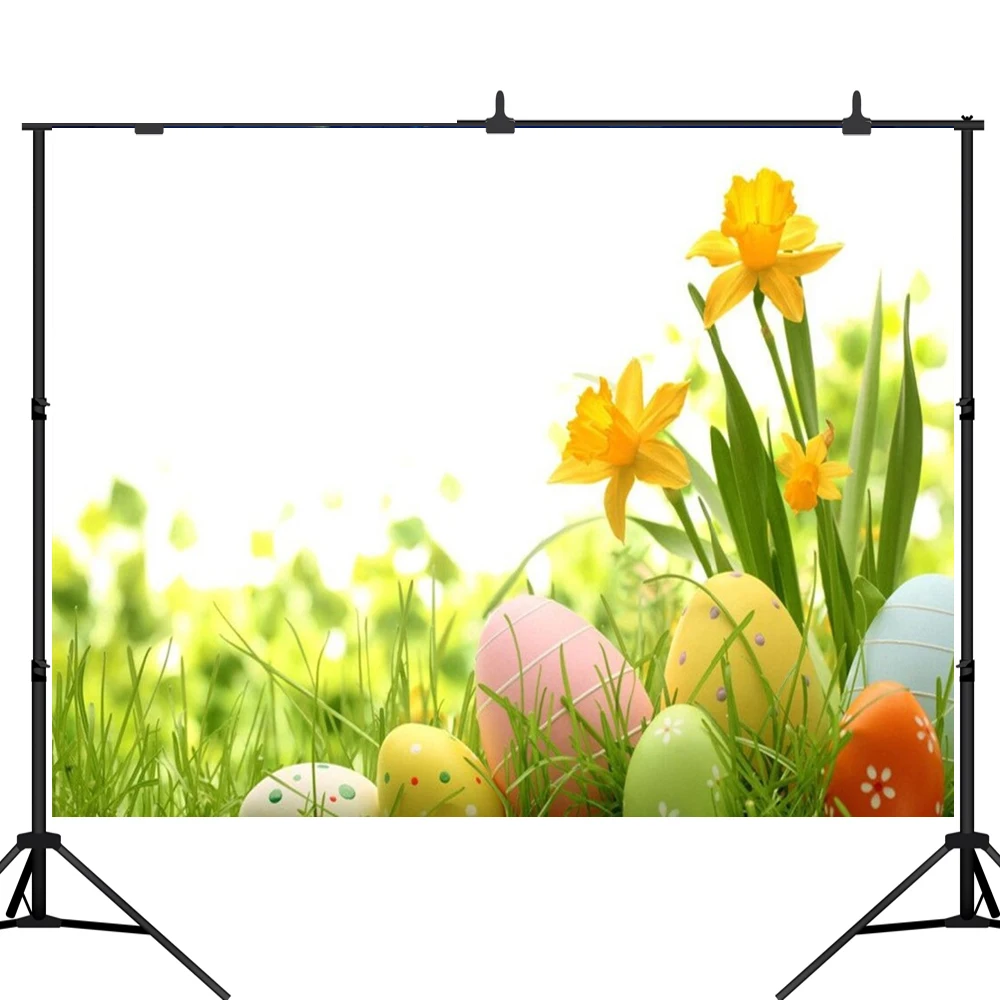 Виниловый фон Lyavshi для фотосъемки с изображением пасхальных яиц весеннего