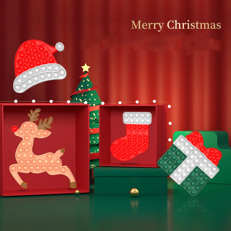 

Популярная Рождественская серия, Пионерская Рождественская шапка для уничтожения крыс, набор игрушек в виде пузырьков лося, рождественски...