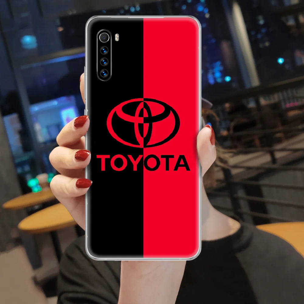 

Toyota tro sport car Phone Case cover For XIAOMI Redmi Note 3 4 4X 5 6 7 8 9 Pro T S max transparent waterproof tpu bumper