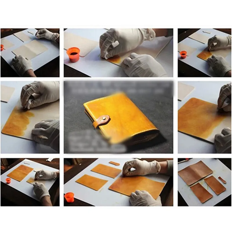 

Leather Dyestuff Dyeing Agent DIY Handmade Colorant 100ml Leather Craft Dye Vegetable Tanned Leather Dyeing Agent Alcohol