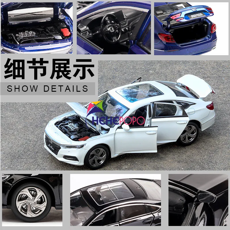 

1:32 Honda Accord Sport Turbo Metal Toy Alloy Car Diecasts & Toy Vehicles Car Model Car Toys For Children