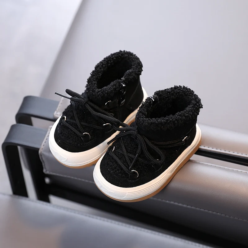 Ботинки детские Нескользящие теплые для мальчиков 1-6 лет 2021 |