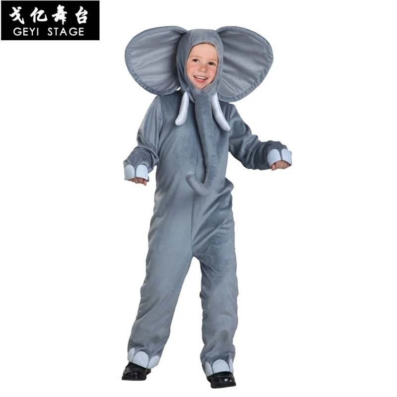 

New adult male elephant pajamas cosplay animal mango sweater onesize in winter handsome elephant man nightgown