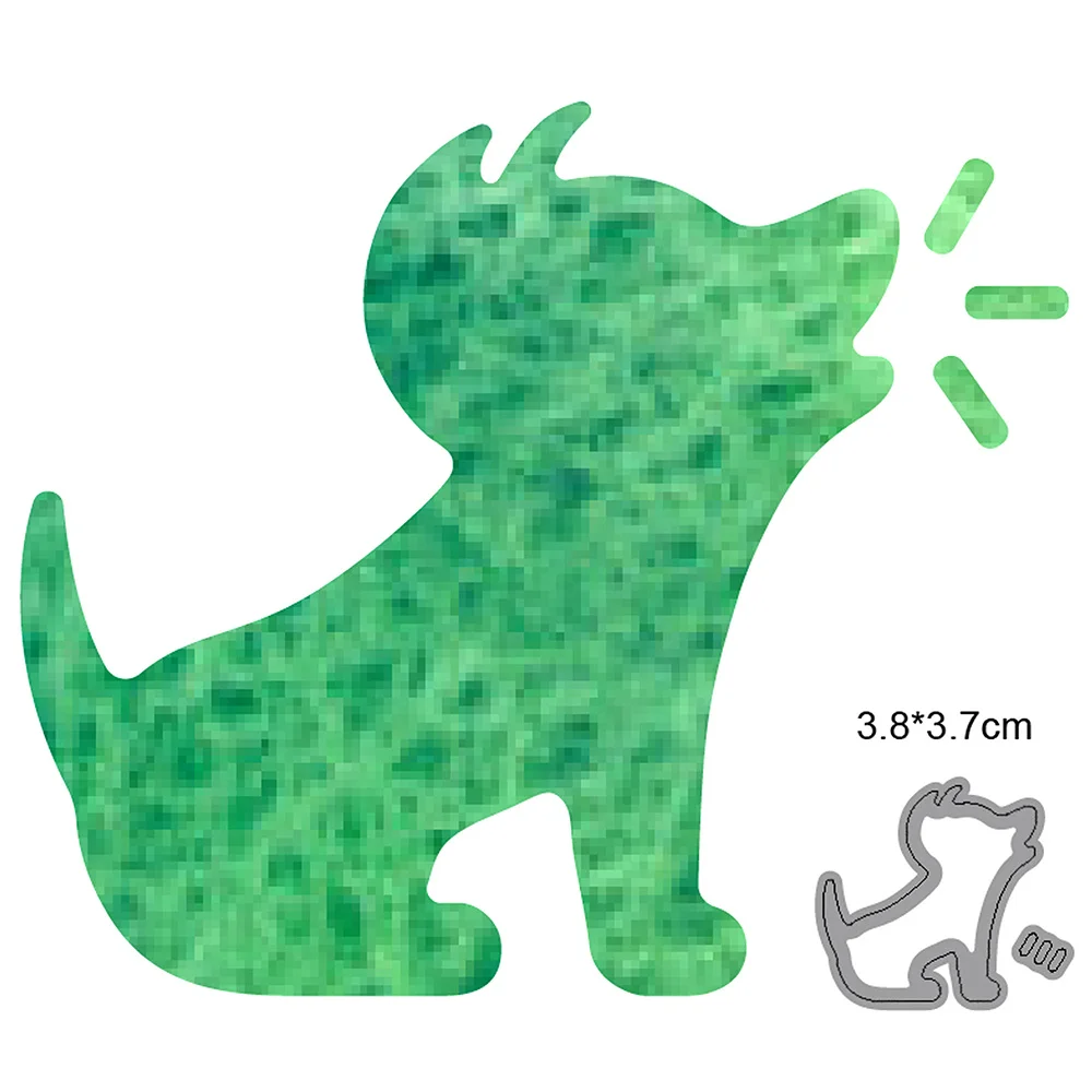 

Dog Animals New Year Christmas 2021 new metal cutting mold photo frame DIY scrapbook decoration embossing handmade template