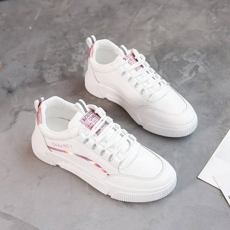 

2021 Women Shoes Vulcanized Flat Footwear Outdoor Flat Fashion Running Sneakers Female Comfortable Soft Leisure Sneakers