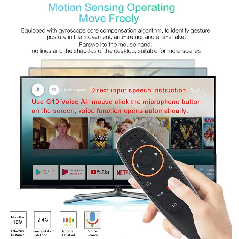 Пульт аэромышь универсальный пульт дистанционного управления голосовым