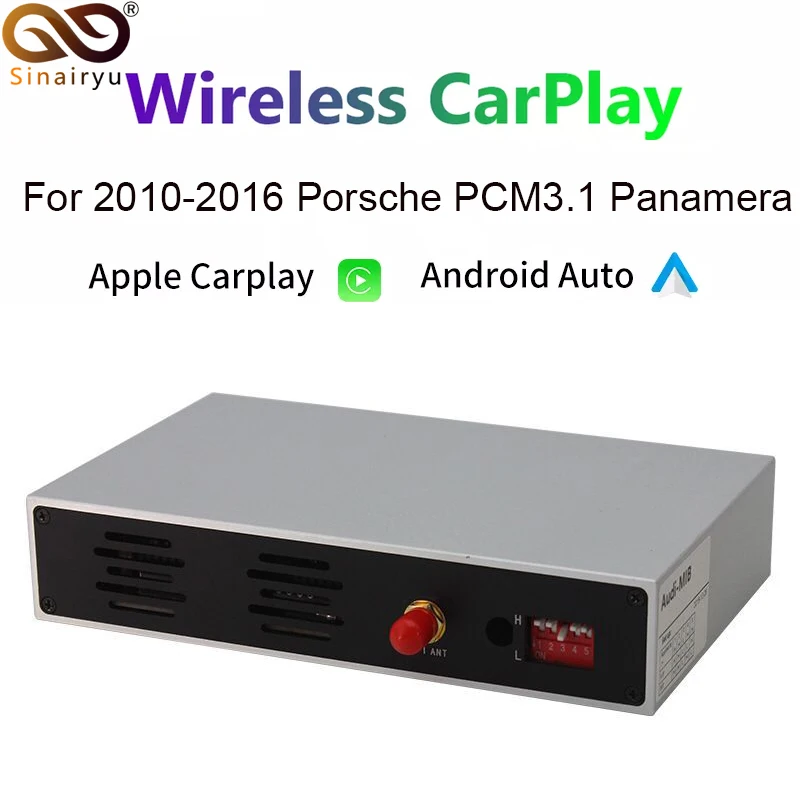 

Sinairyu OEM беспроводной Apple CarPlay для Porsche PCM 3,1 Macan 2010-2016 Android Авто iOS зеркало автомобиля воспроизведение с поддержкой камеры заднего вида
