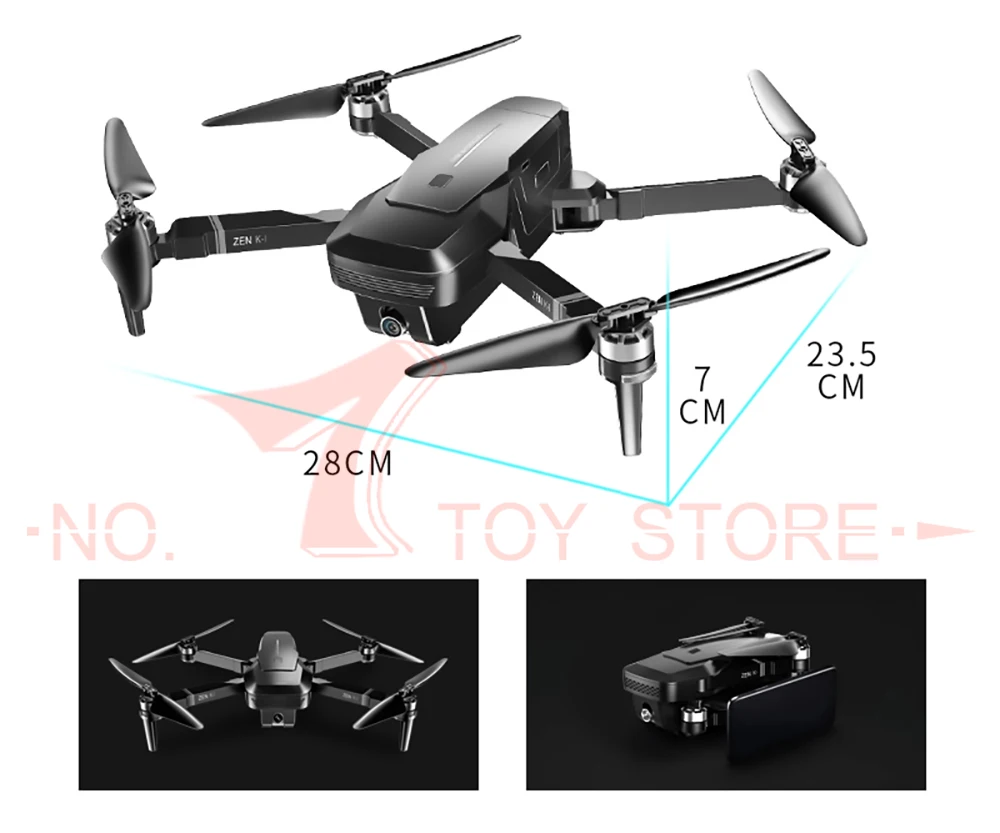 VISUO ZEN K1 Радиоуправляемый Дрон gps с 50-кратным зумом широкоугольная HD Двойная камера wifi FPV Квадрокоптер бесщеточный мотор полёт 28 мин Дрон 4K