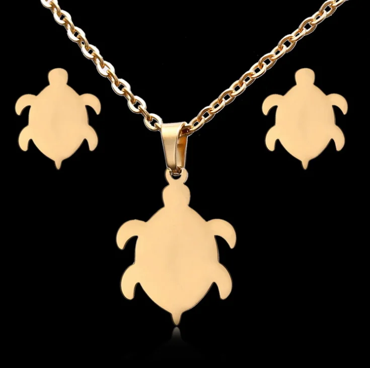 SZED-003 Золотое животное Медовое ожерелье Подвесные серьги шпильки ювелирные