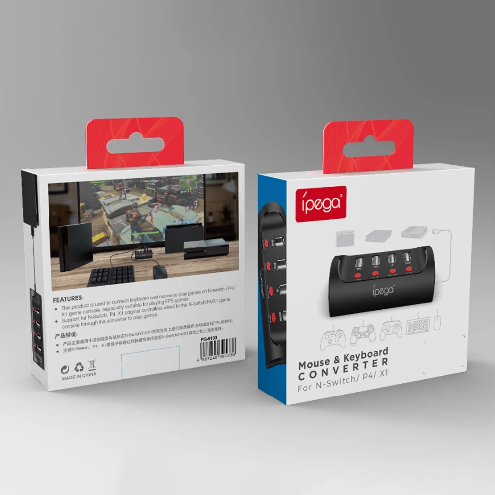 Мышь конвертер клавиатуры PG 9133 USB проводной для Nintendo Switch PS4 X1 FPS игры Поддержка TURBO