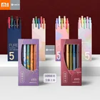 Ручка Xiaomi KACOGREEN, 5 цветов, ручка с гелевыми чернилами из чистого пластика, ручка Mi для подписей, цветная ручка с чернилами для школы, офиса, работы