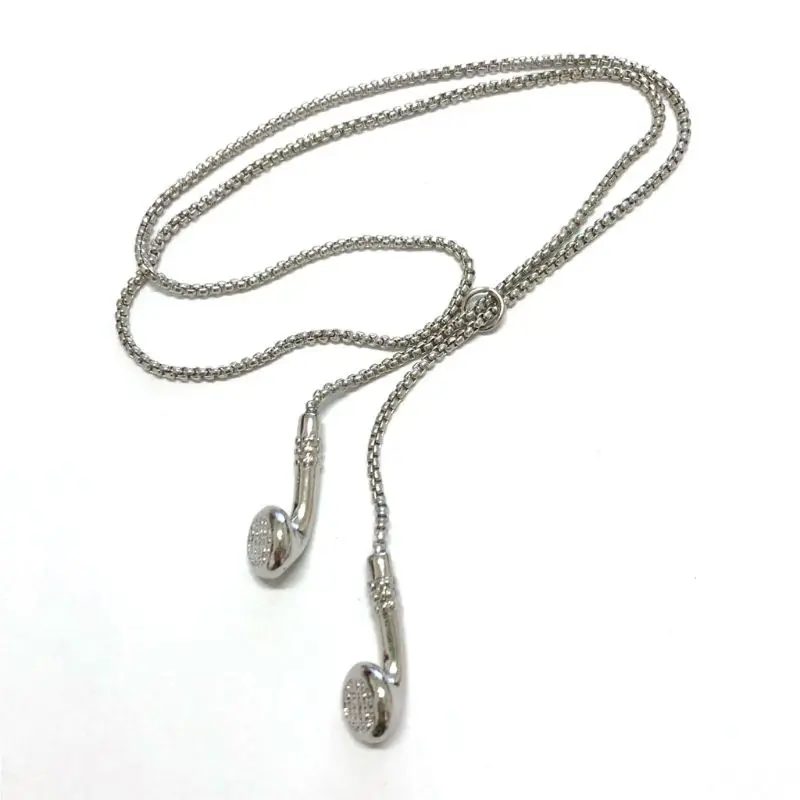 Бесплатная доставка подвеска в стиле хип хоп для музыкальных любителей ожерелья