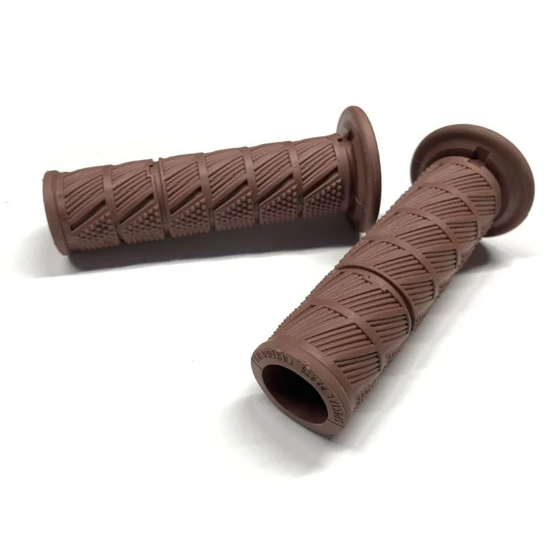 1 пара универсальные мотоциклетные Нескользящие рукоятки Cafe Racer руль дроссельной