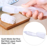 1pc sushi maker onigiri rice ball bento press maker mold triangle form mold sushi tools kitchen gadgets w0