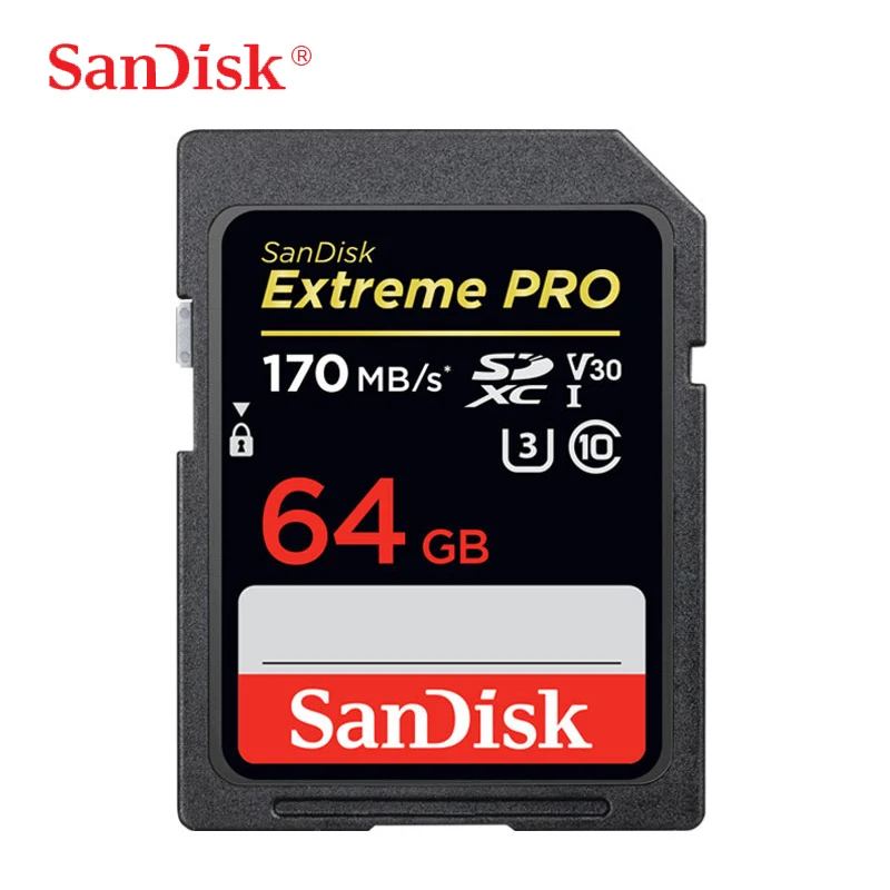 SanDisk SD карта класс 10 16 ГБ 64 128 256 ГБ|Карты памяти| |