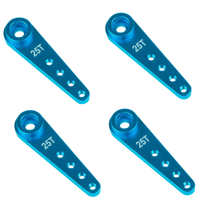 

4PCS 37Mm 25T Metal Extension Steering Servo Arm Horn for RC Car Crawler Parts