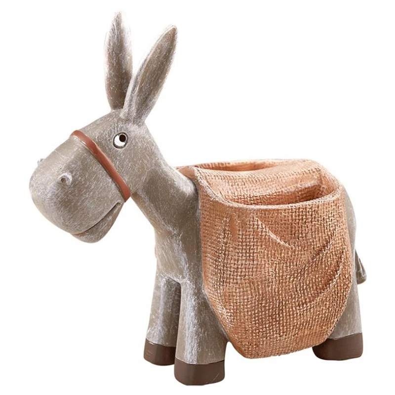 

Donkey Pen Holder High Quality Fashion Office Supplies Desk Accessories Pencil Storage Pen Holder Resin Pen Holder