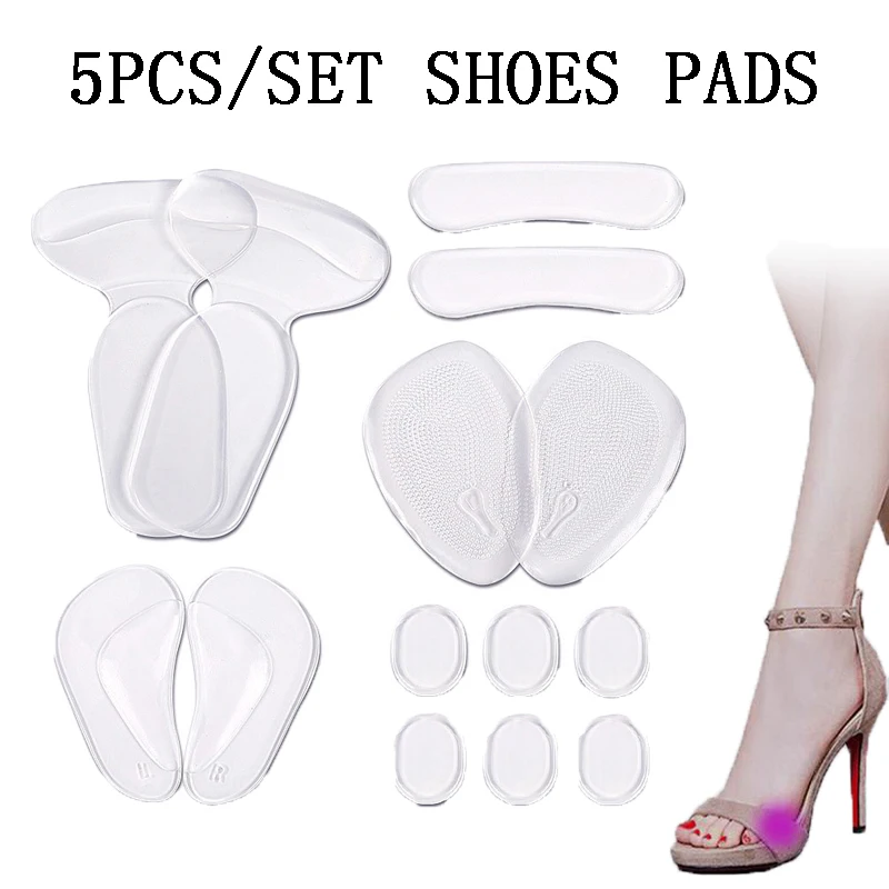 

14PCS Universal High Heel Shoes Comfortable Silicone Gel Heels Paste Sets Insole Pad Foot Care Kit Health Care Tool For Women