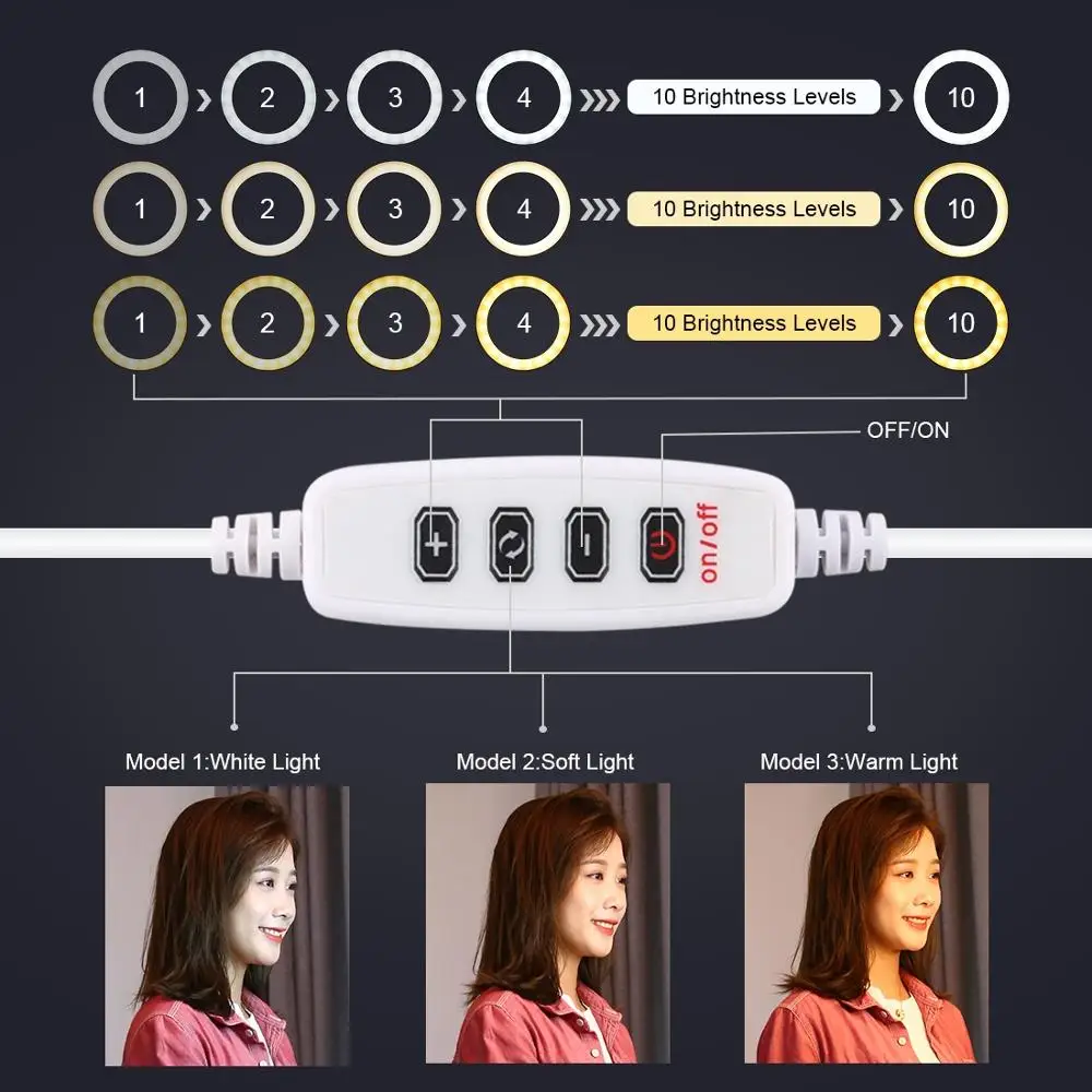 

PULUZ-trpode para fotografa, lmpara de luz de anillo para TikTok, Youtube, Grabacin de Vdeo en vivo