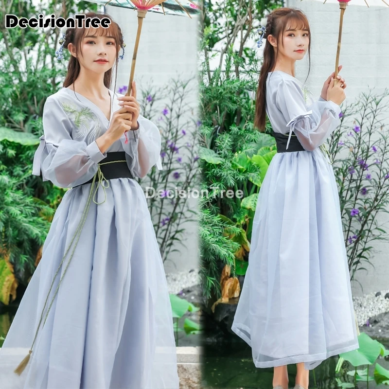 

2021 asian harajuku japanese traditional kimono yukata clothes set women girls fancy embroidery casual streetwear skirt set