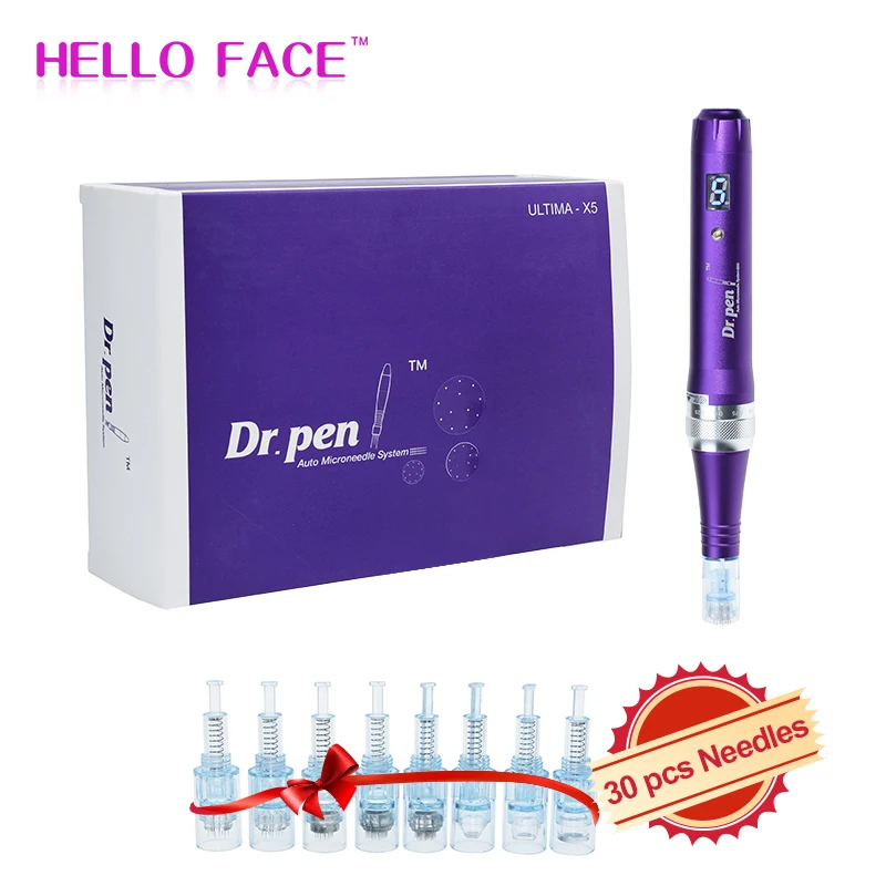 Dr.pen Ultima X5 Derma pen 30 шт. картриджи профессиональные беспроводные микроиглы винтовой