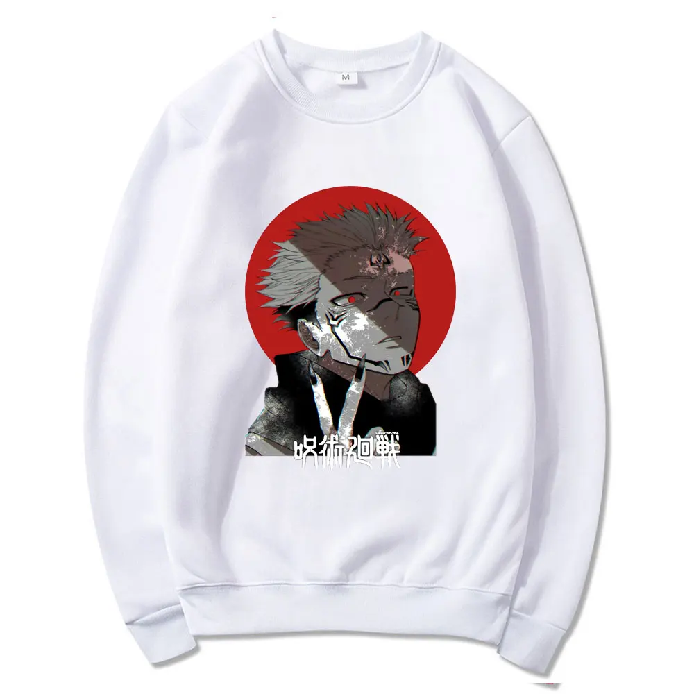 

Japanese Anime Jujutsu Kaisen Gojo Satoru Yuji Kawaii Spring Cotton Tracksuit Male Tops Sweatshirt Itadori Harajuku Men's Sets