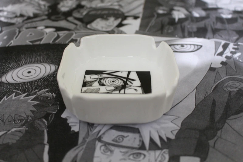 Аниме Hokage мультфильм Наруто керамическая пепельница Uzumaki Наруто Риннеган Портативный Анти-скальдинг сигарета держатель дыма пепельницы подарок