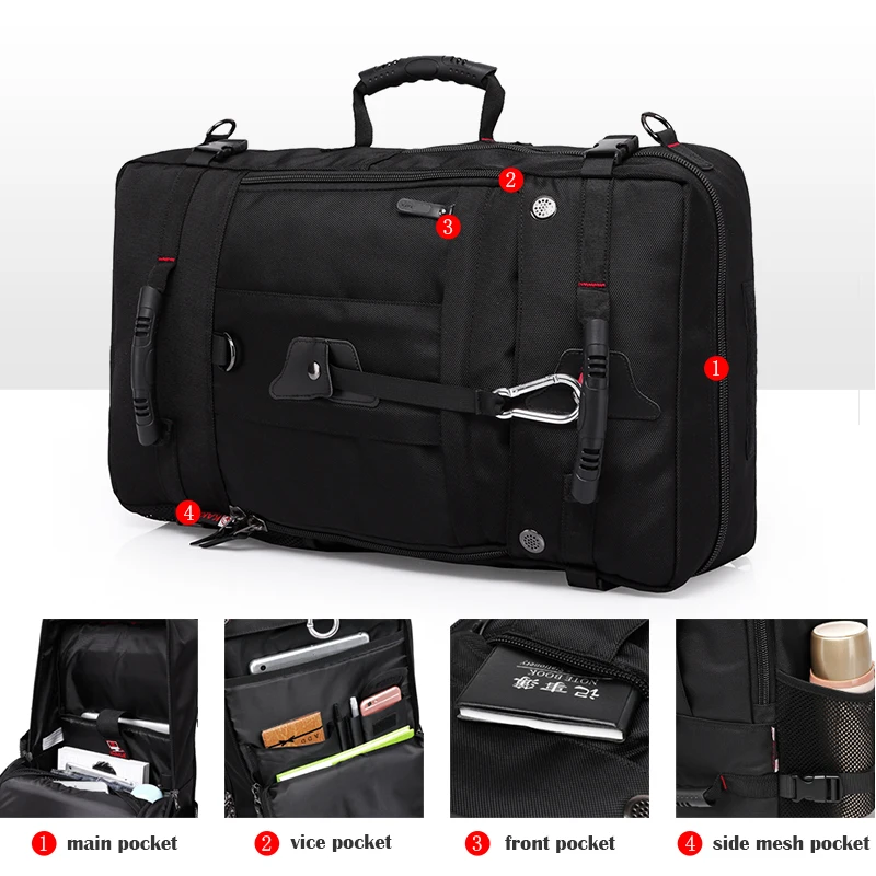 

KAKA 50L Waterproof Travel Backpack Men Women Multifunction 17.3 Laptop Backpacks Male outdoor Luggage Bag mochilas Best quality