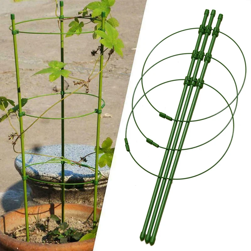 

Climbing Plant Support Cage Garden Trellis Flowers Stand Rings Tomato Support C1
