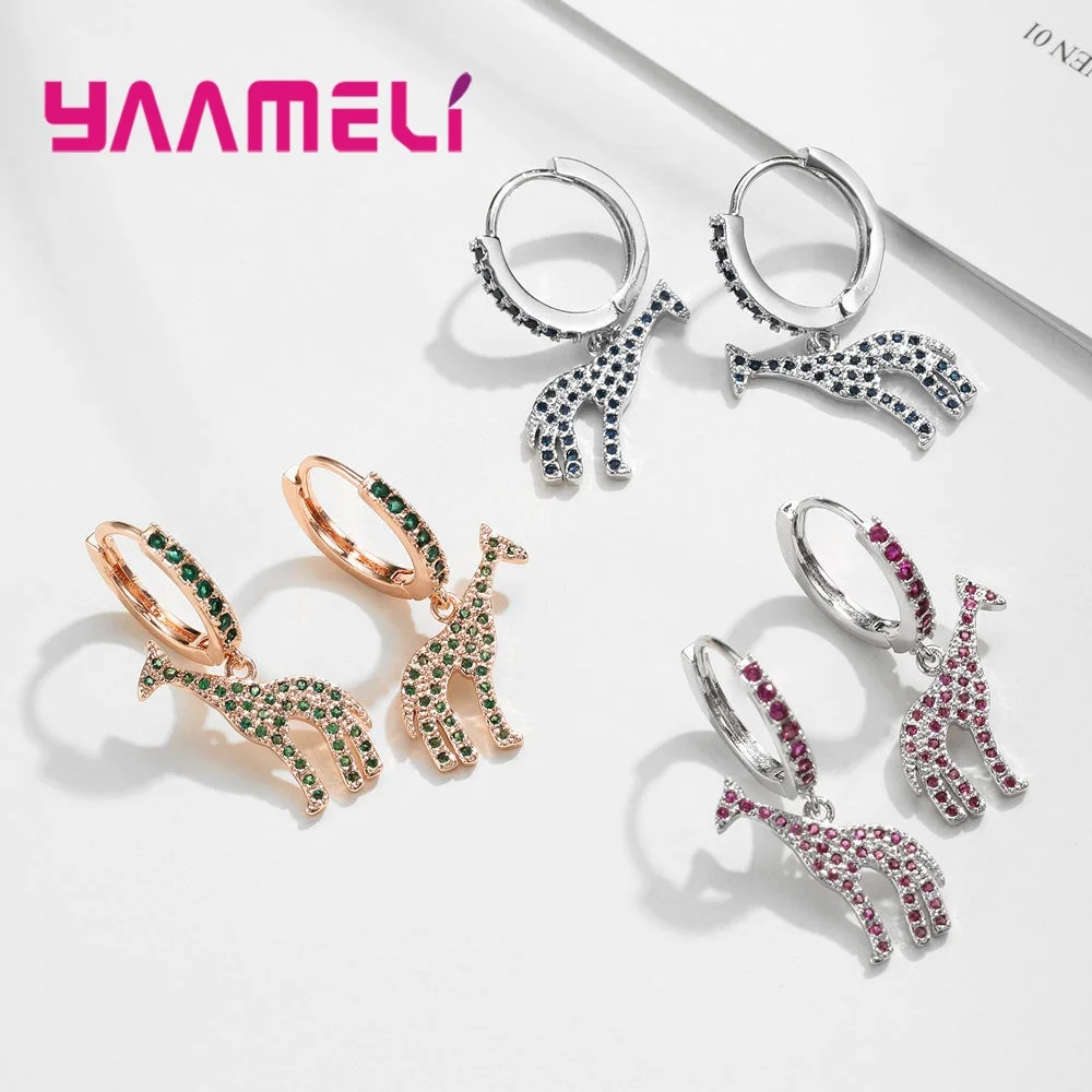 Новинка висячие серьги с австрийским кристаллом для вечеринки цвет розового