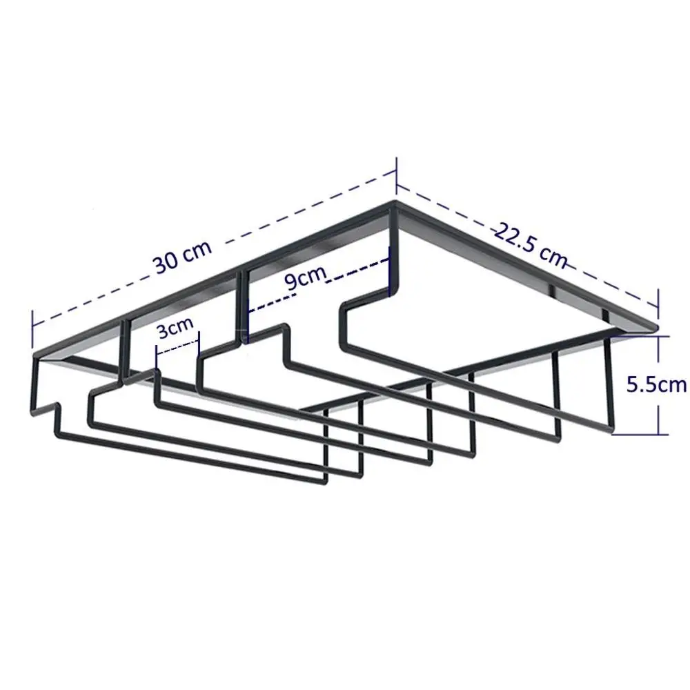 Подставка под шкаф держатель для Винных Бокалов металлический органайзер бара
