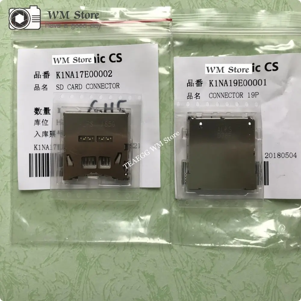 Новый слот для карты памяти SD в сборе Panasonic GH5 GH5S|Запчасти объективов| |