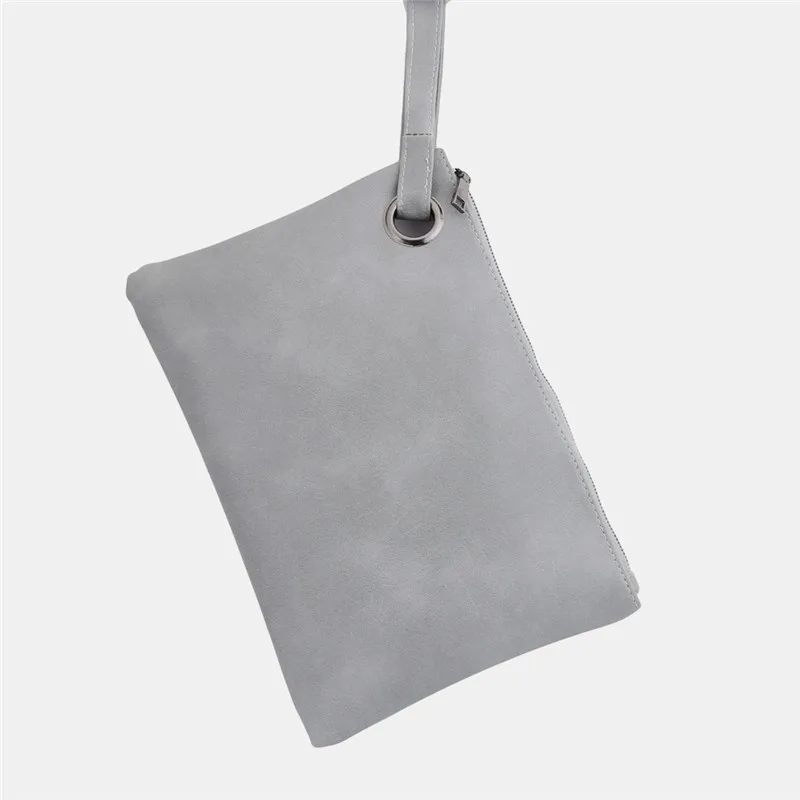 

Fashion Solid Handbag Women's Clutch Bag Leather Women Envelope Bag Zipper Evening Bag Female Clutches Handbag