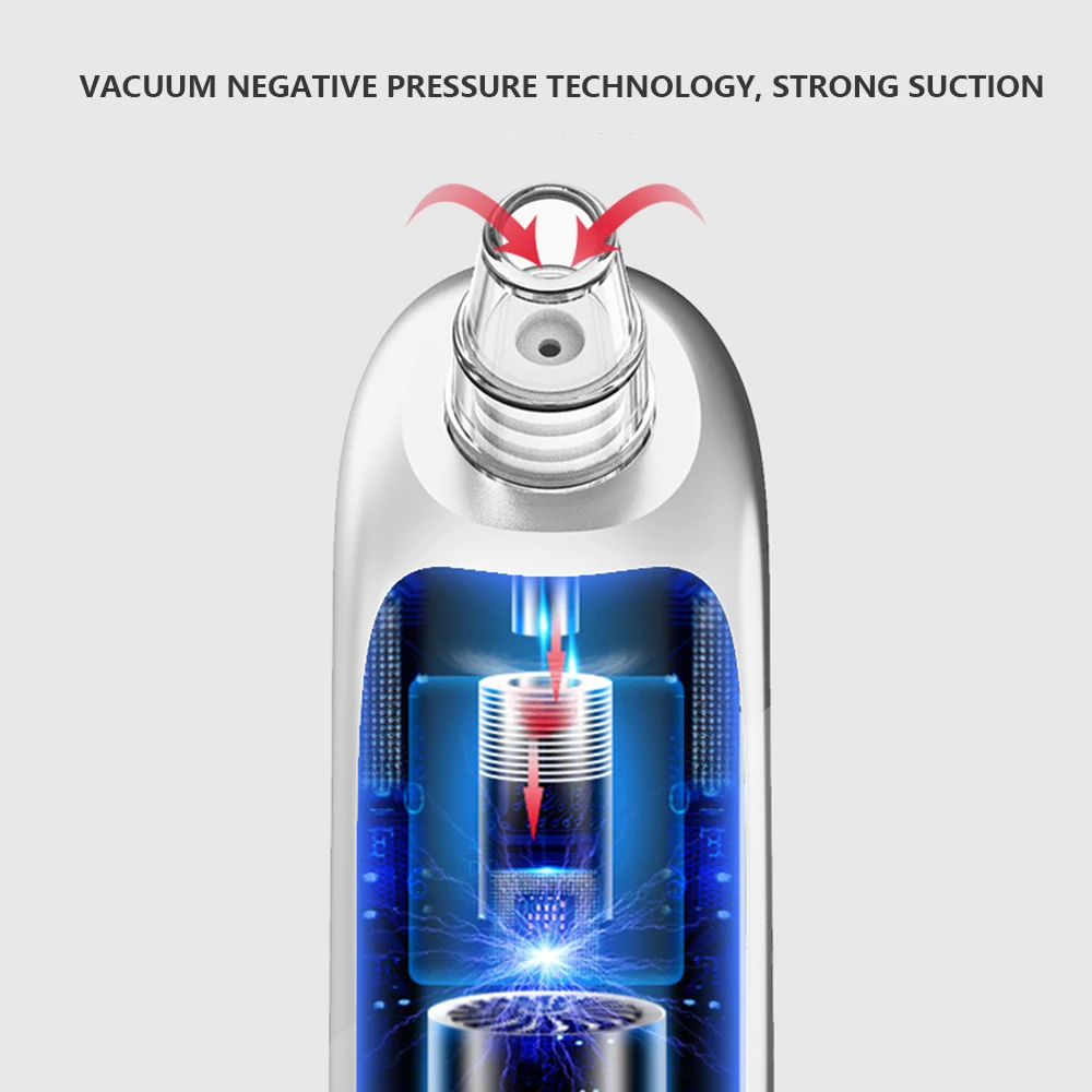 6 всасывания лица Нос удаления черных точек пылесос черный точка глубокая поры